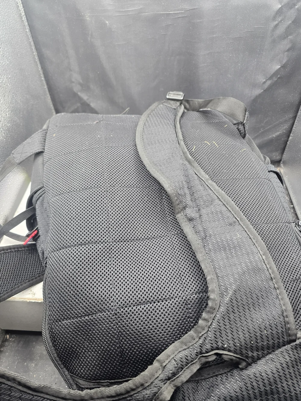 Nike Black Men’s Backpack with Grey Swoosh